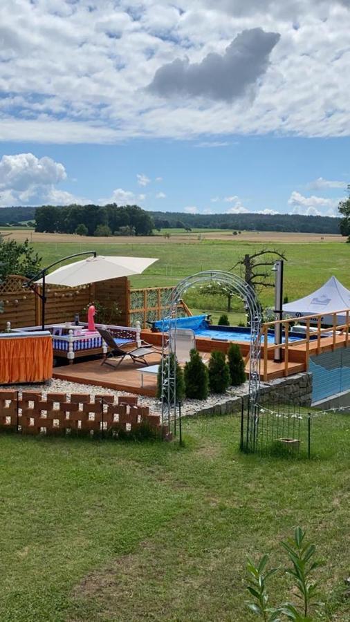 Bungalow Mit Sauna In Einer Ruhige Wald Lage. Grossnaundorf Εξωτερικό φωτογραφία